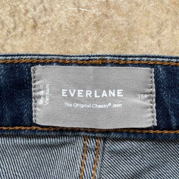 Everlane The Original Cheeky Jean - size 35, Indigo Rinse - Picture 9 of 11